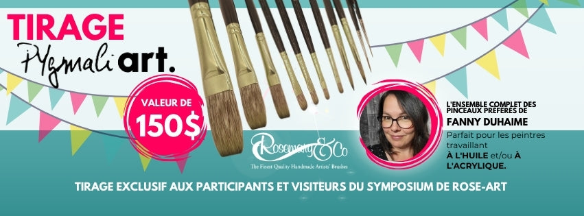 Participez au Tirage Exclusif PygmaliART au Symposium de Rose-Art!