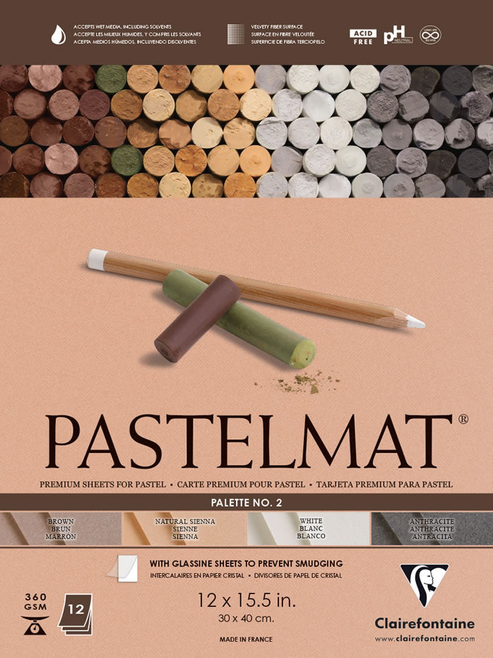 Tablette de papier pastel Pastelmat