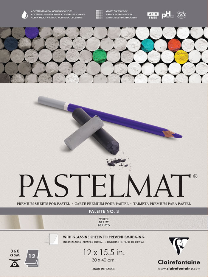 Tablette de papier pastel Pastelmat