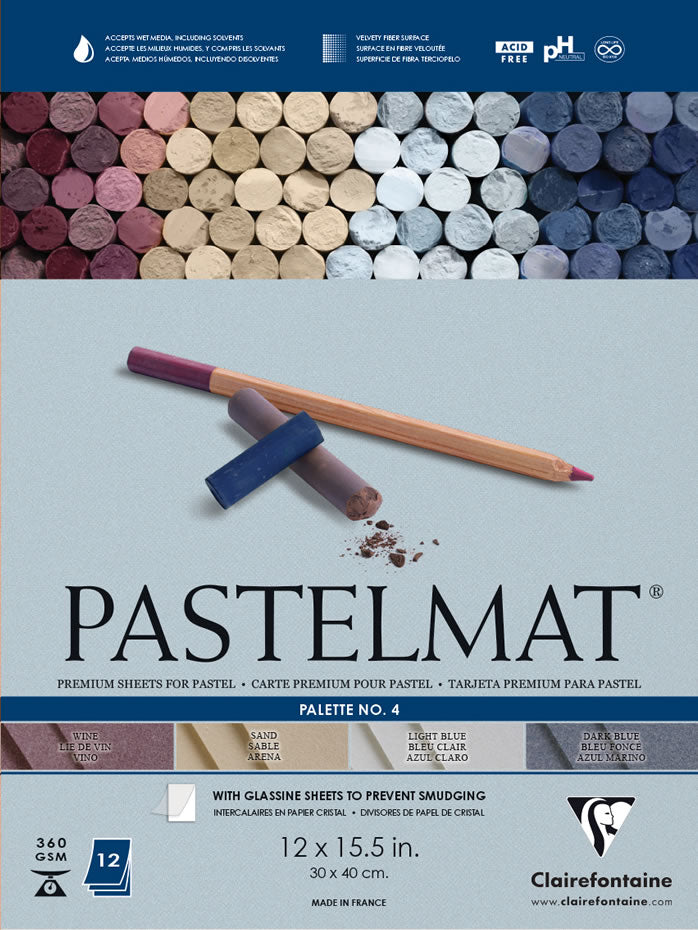 Tablette de papier pastel Pastelmat