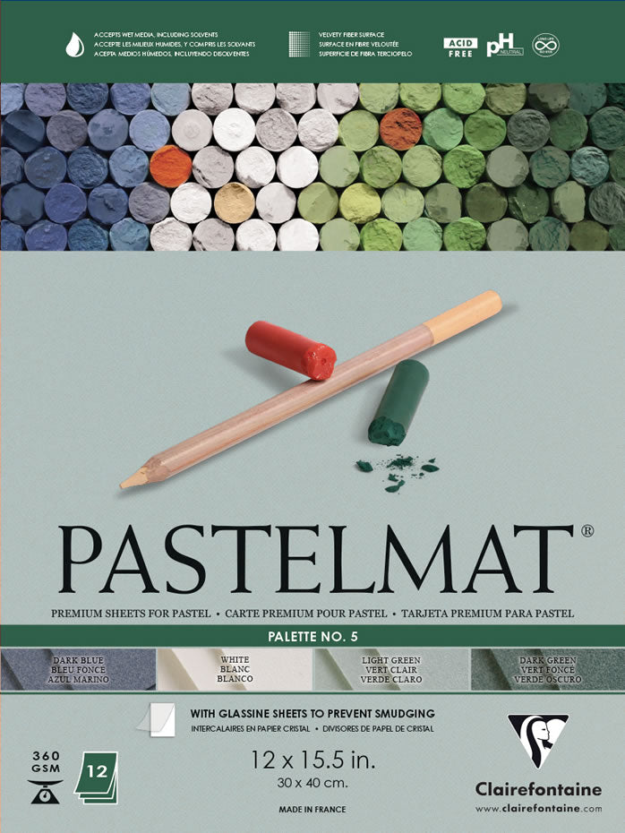 Tablette de papier pastel Pastelmat